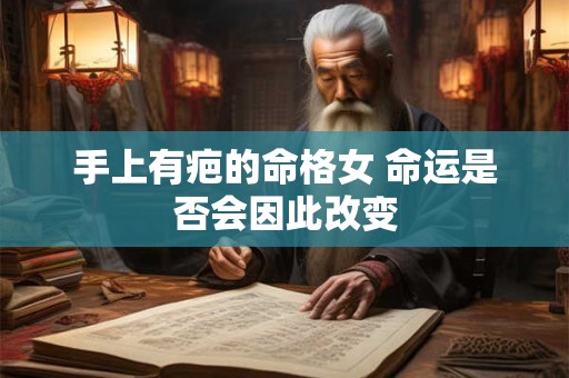 手上有疤的命格女 命运是否会因此改变