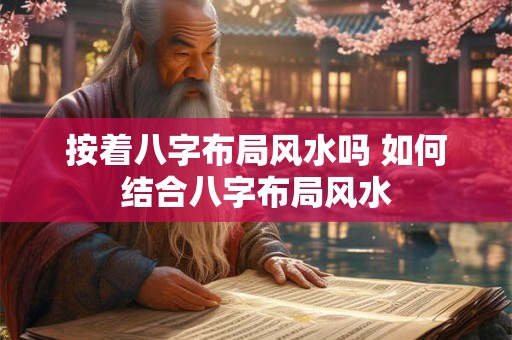 按着八字布局风水吗 如何结合八字布局风水