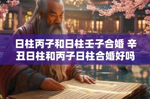 日柱丙子和日柱壬子合婚 辛丑日柱和丙子日柱合婚好吗