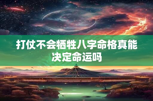 打仗不会牺牲八字命格真能决定命运吗 打仗不会牺牲八字命格真能决定命运吗