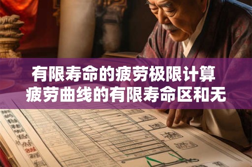 有限寿命的疲劳极限计算 疲劳曲线的有限寿命区和无限寿命区