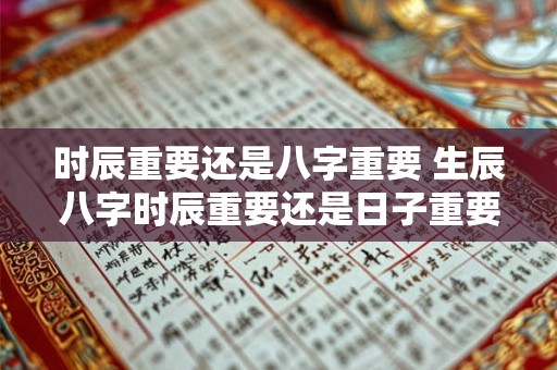 时辰重要还是八字重要 生辰八字时辰重要还是日子重要