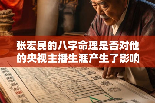 张宏民的八字命理是否对他的央视主播生涯产生了影响