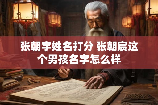 张朝宇姓名打分 张朝宸这个男孩名字怎么样