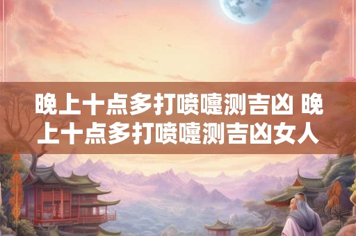 晚上十点多打喷嚏测吉凶 晚上十点多打喷嚏测吉凶女人