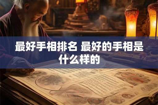 最好手相排名 最好的手相是什么样的