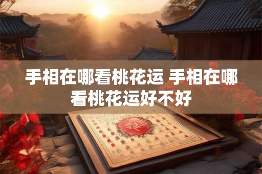 手相在哪看桃花运 手相在哪看桃花运好不好