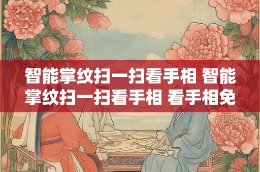 智能掌纹扫一扫看手相 智能掌纹扫一扫看手相 看手相免费测试扫一扫