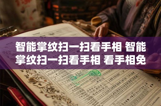 智能掌纹扫一扫看手相 智能掌纹扫一扫看手相 看手相免费测试扫一扫