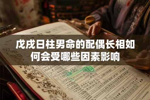 戊戌日柱男命的配偶长相如何会受哪些因素影响