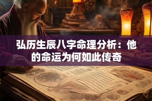 弘历生辰八字命理分析：他的命运为何如此传奇