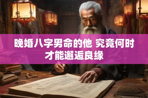 晚婚八字男命的他 究竟何时才能邂逅良缘