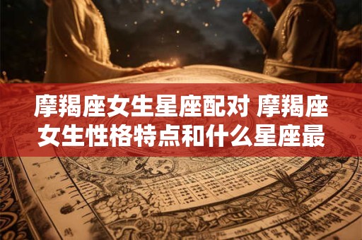 摩羯座女生星座配对 摩羯座女生性格特点和什么星座最配