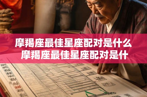 摩羯座最佳星座配对是什么 摩羯座最佳星座配对是什么动物