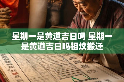 星期一是黄道吉日吗 星期一是黄道吉日吗祖坟搬迁