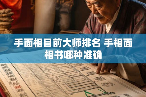 手面相目前大师排名 手相面相书哪种准确