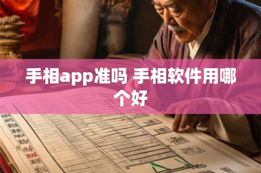 手相app准吗 手相软件用哪个好