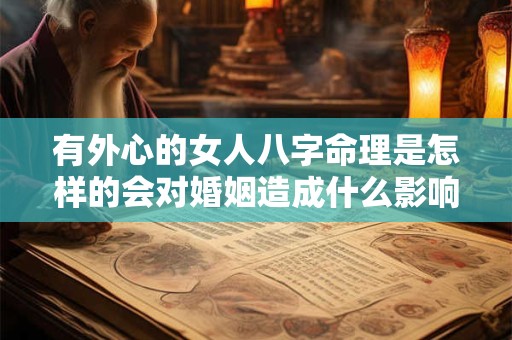 有外心的女人八字命理是怎样的会对婚姻造成什么影响