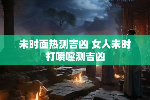 未时面热测吉凶 女人未时打喷嚏测吉凶