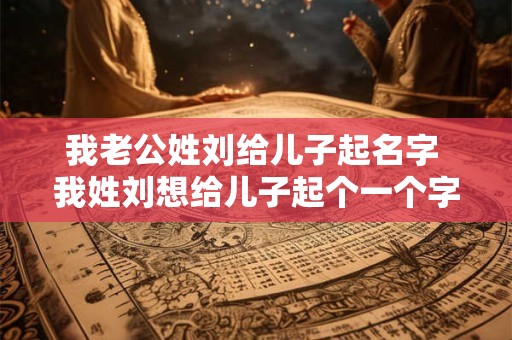 我老公姓刘给儿子起名字 我姓刘想给儿子起个一个字的名字