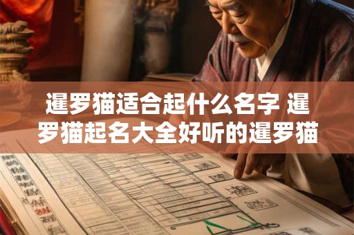 暹罗猫适合起什么名字 暹罗猫起名大全好听的暹罗猫名字