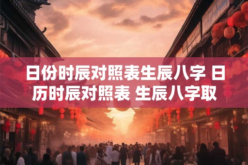 日份时辰对照表生辰八字 日历时辰对照表 生辰八字取名