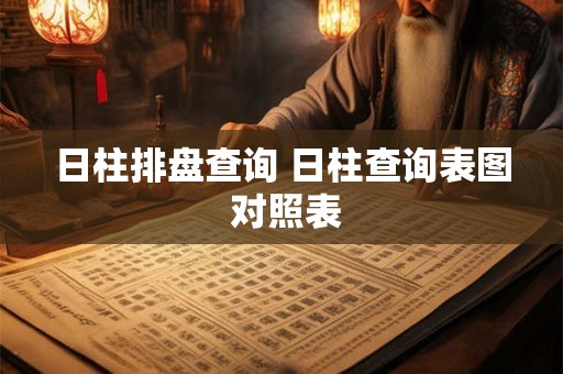 日柱排盘查询 日柱查询表图 对照表 日柱排盘查询 日柱查询表图 对照表