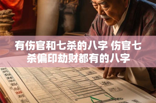 有伤官和七杀的八字 伤官七杀偏印劫财都有的八字 有伤官和七杀的八字 伤官七杀偏印劫财都有的八字