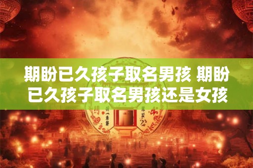 期盼已久孩子取名男孩 期盼已久孩子取名男孩还是女孩