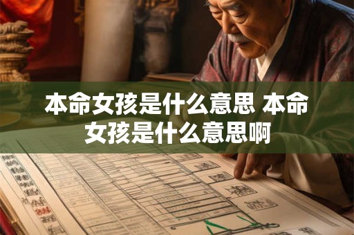 本命女孩是什么意思 本命女孩是什么意思啊 本命女孩是什么意思 本命女孩是什么意思啊