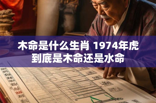 木命是什么生肖 1974年虎到底是木命还是水命 木命是什么生肖 1974年虎到底是木命还是水命