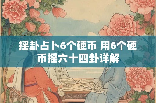 摇卦占卜6个硬币 用6个硬币摇六十四卦详解