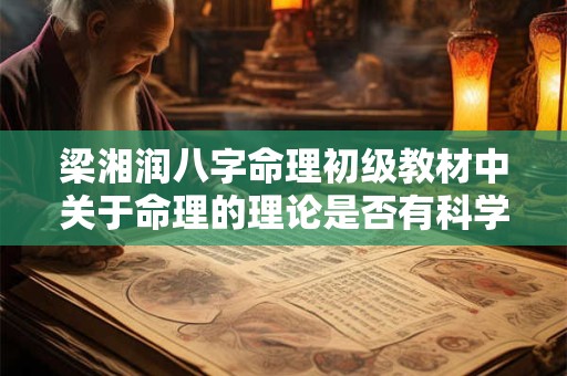 梁湘润八字命理初级教材中关于命理的理论是否有科学依据