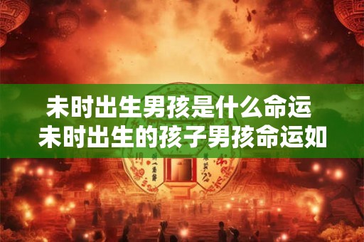 未时出生男孩是什么命运 未时出生的孩子男孩命运如何