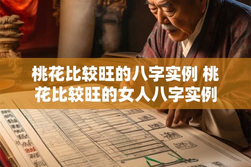 桃花比较旺的八字实例 桃花比较旺的女人八字实例