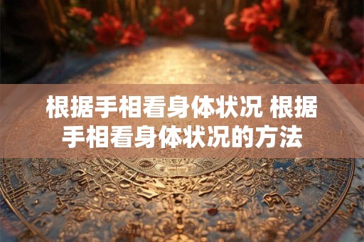 根据手相看身体状况 根据手相看身体状况的方法