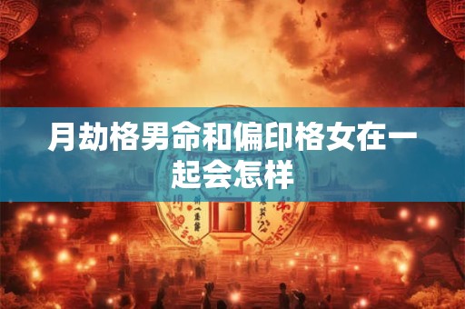 月劫格男命和偏印格女在一起会怎样