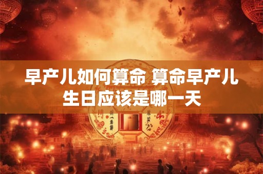 早产儿如何算命 算命早产儿生日应该是哪一天