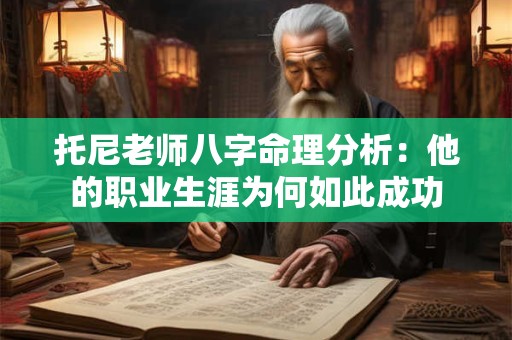 托尼老师八字命理分析：他的职业生涯为何如此成功