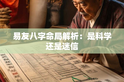 易友八字命局解析：是科学还是迷信