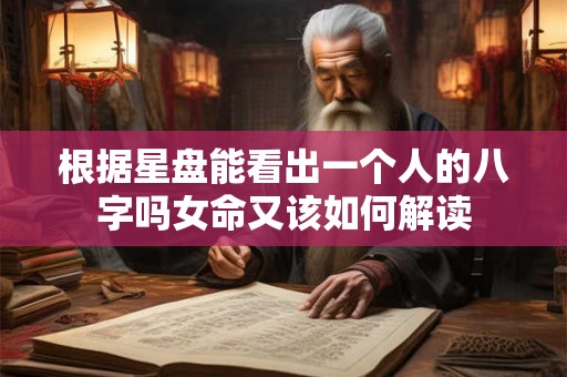根据星盘能看出一个人的八字吗女命又该如何解读
