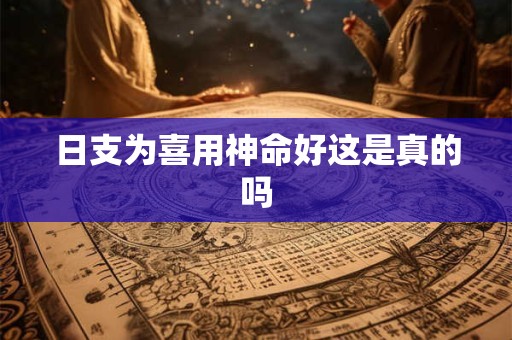 日支为喜用神命好这是真的吗