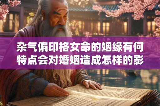 杂气偏印格女命的姻缘有何特点会对婚姻造成怎样的影响