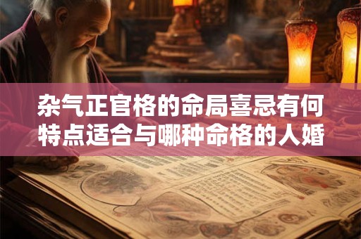 杂气正官格的命局喜忌有何特点适合与哪种命格的人婚配