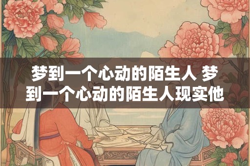 梦到一个心动的陌生人 梦到一个心动的陌生人现实他会喜欢我嘛