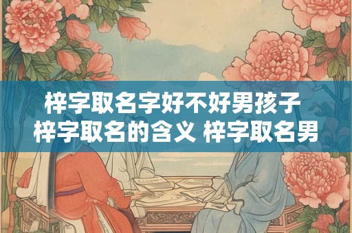 梓字取名字好不好男孩子 梓字取名的含义 梓字取名男孩名字