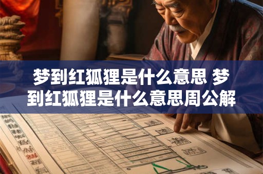 梦到红狐狸是什么意思 梦到红狐狸是什么意思周公解梦