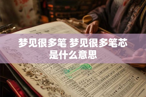 梦见很多笔 梦见很多笔芯是什么意思