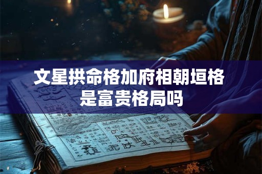 文星拱命格加府相朝垣格 是富贵格局吗