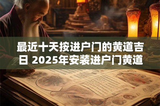 最近十天按进户门的黄道吉日 2025年安装进户门黄道吉日